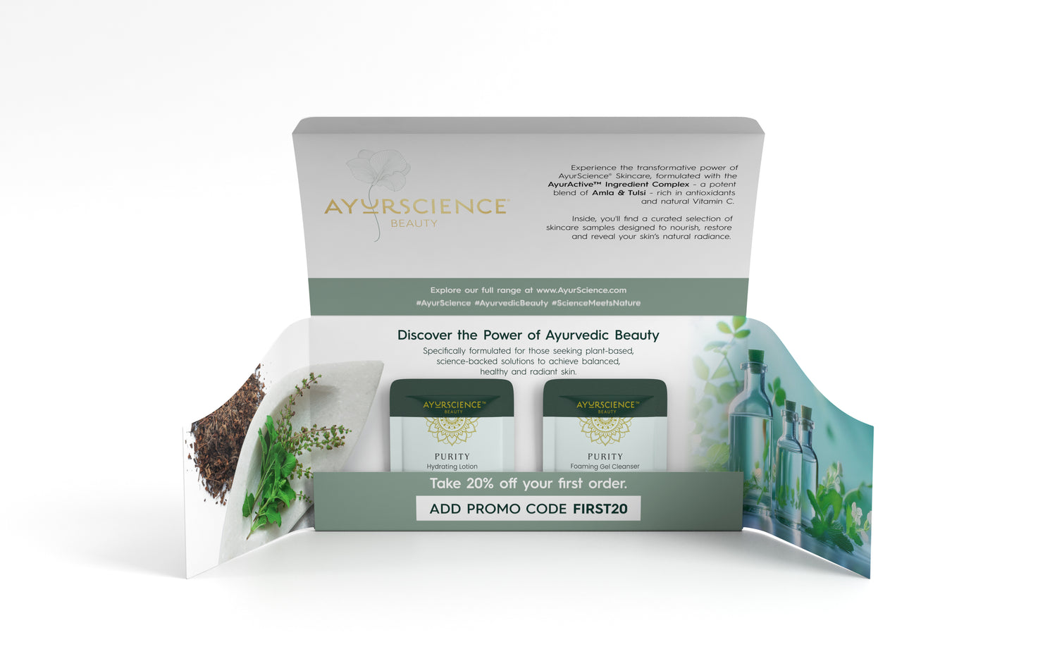 AyurScience Beauty Skincare Sample Sachet Pack