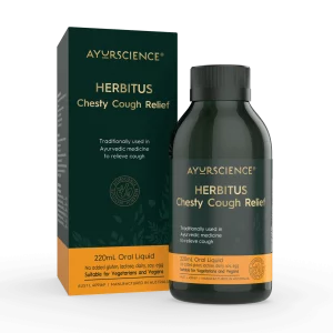 Herbitus Ayurvedic Chesty Cough Relief Image 1